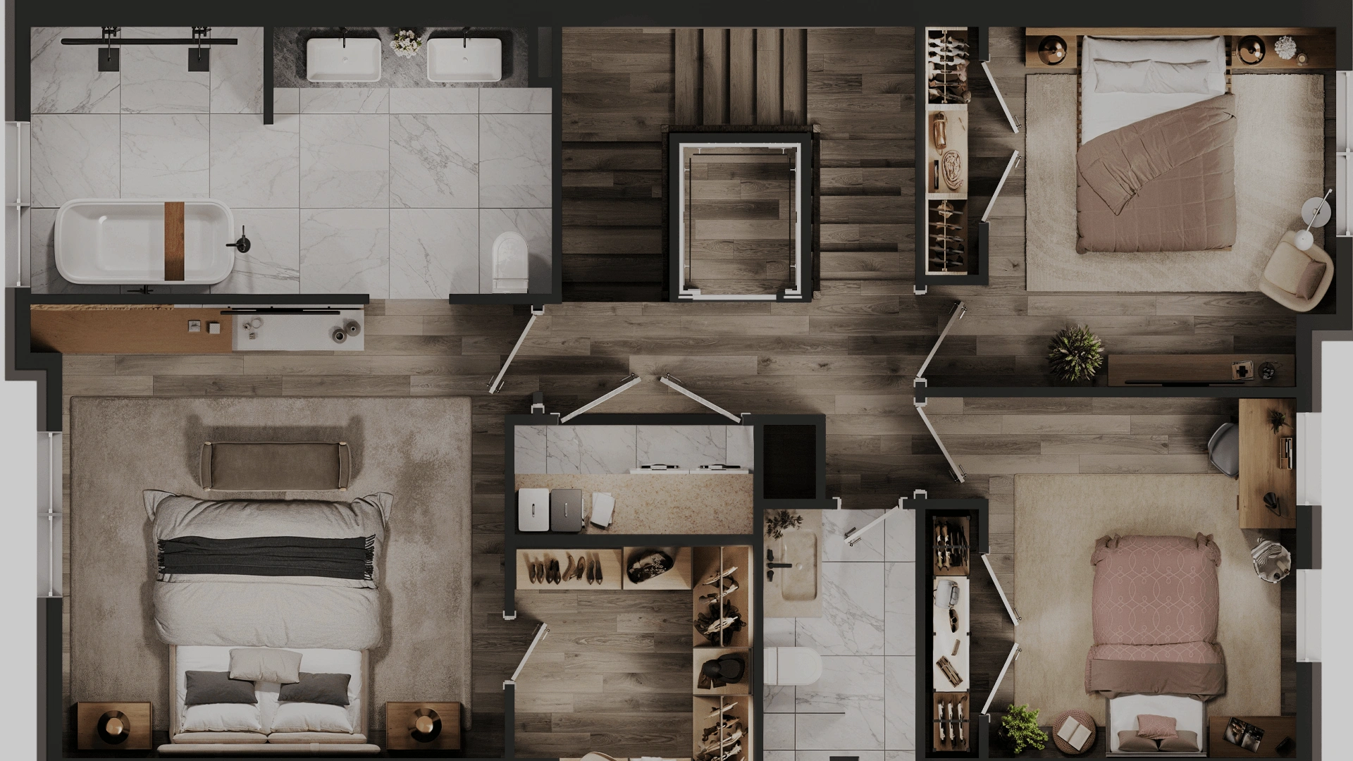 rendered floorplan