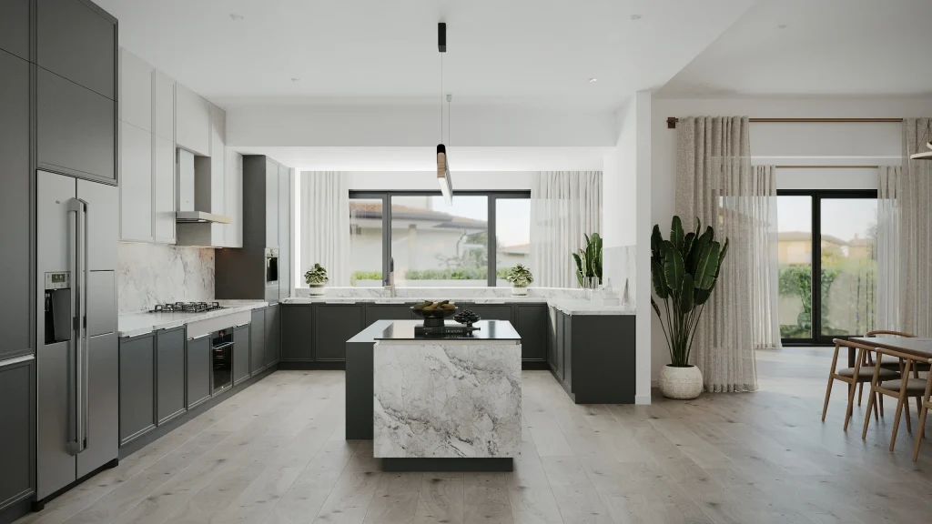Floor Plans 3D Kitchen 