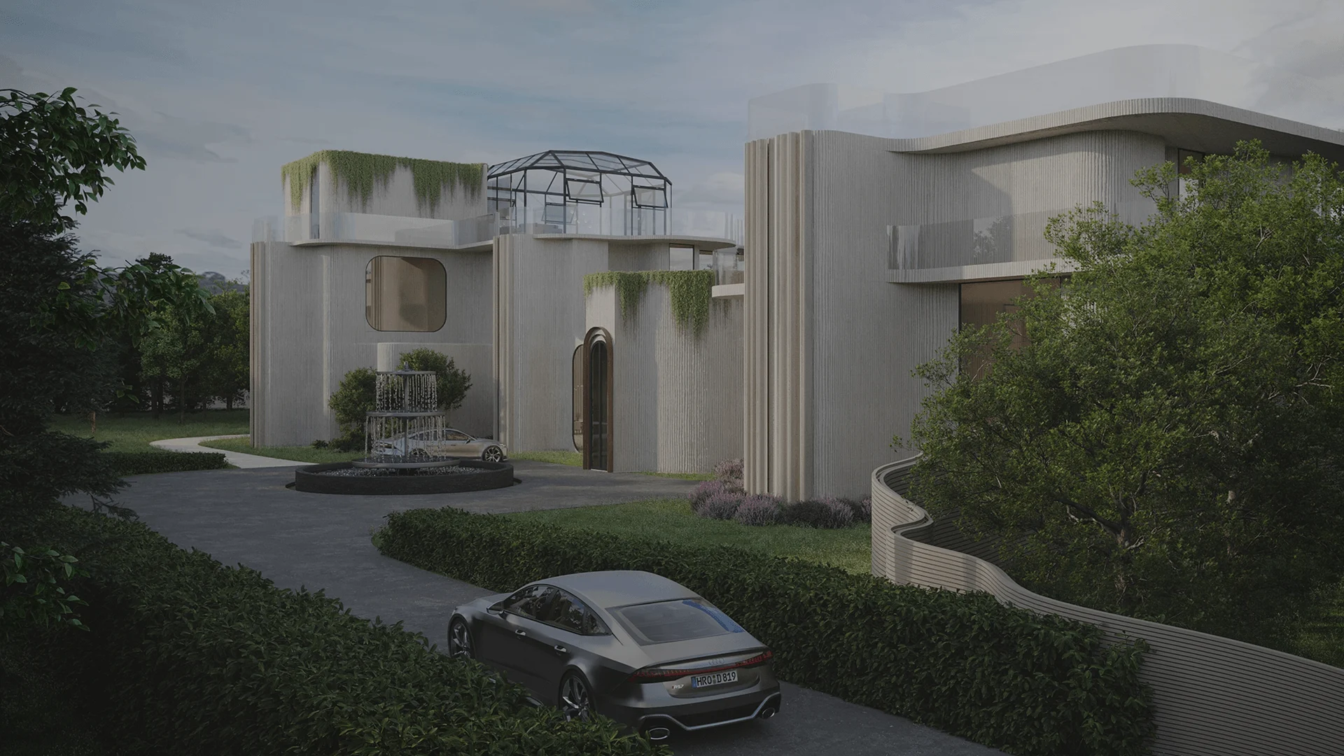 3d rendering of a house